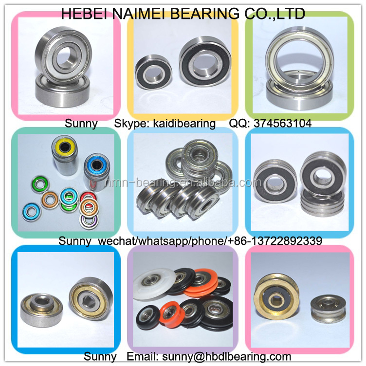 Nylon Bearing Roller Pulley bearing roller bearing 608 insert 8x30.2x8.5mm round type